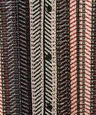 KHBGD61069 a.v.v MEN(アー・ヴェ・ヴェ) 【洗濯機で洗える】ワイドストライプゴブソデオープンカラーシャツ ダークグレー