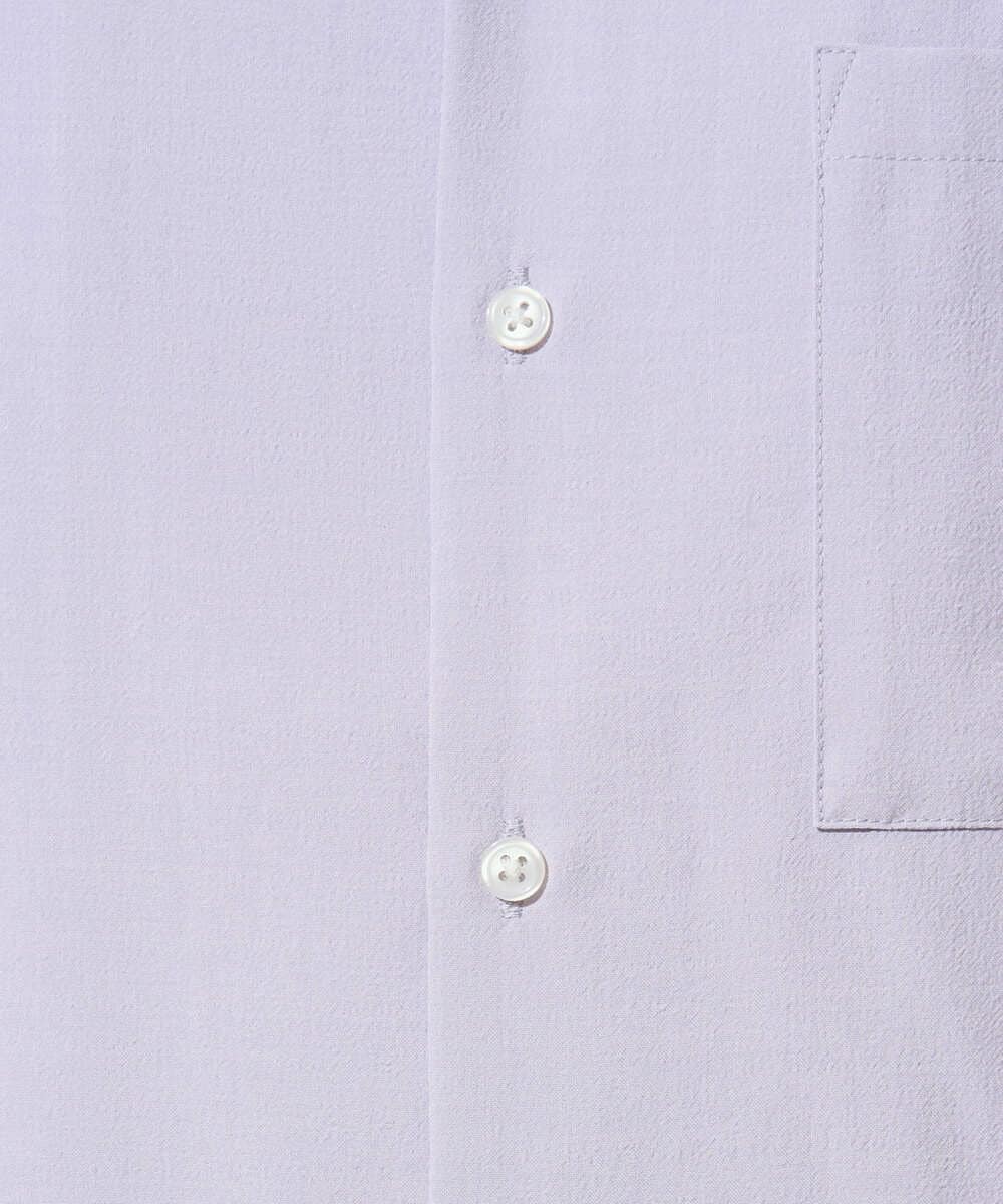 KHBGD78049 a.v.v MEN(アー・ヴェ・ヴェ) 【雑誌MonoMax5月号掲載】リライト　オープンカラーシャツ【イージーケア/洗濯機で洗える/接触冷感/吸水速乾/UVカット/ストレッチ】 ダークグレー