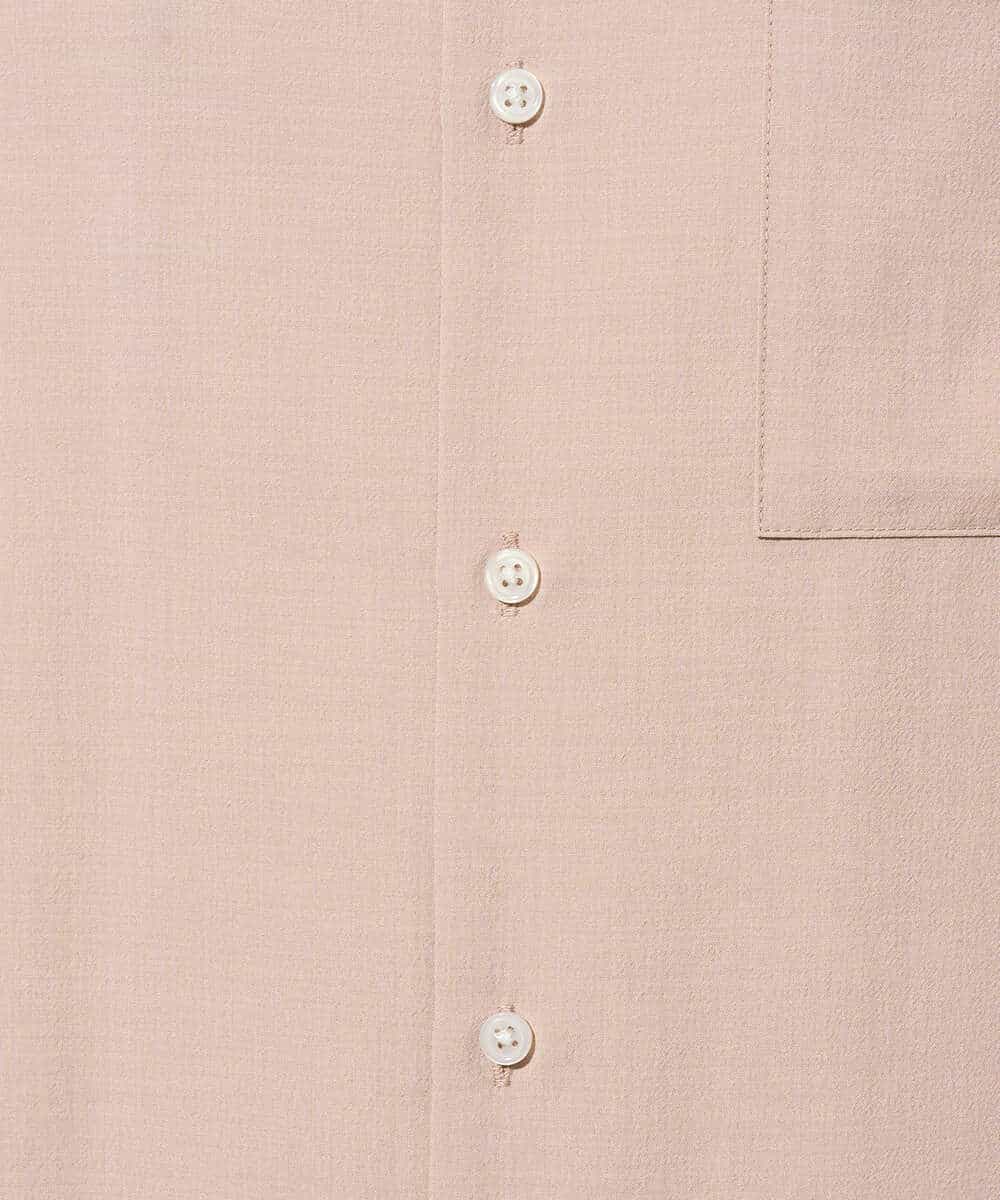 KHBGD78049 a.v.v MEN(アー・ヴェ・ヴェ) 【雑誌MonoMax5月号掲載】リライト　オープンカラーシャツ【イージーケア/洗濯機で洗える/接触冷感/吸水速乾/UVカット/ストレッチ】 ダークグレー