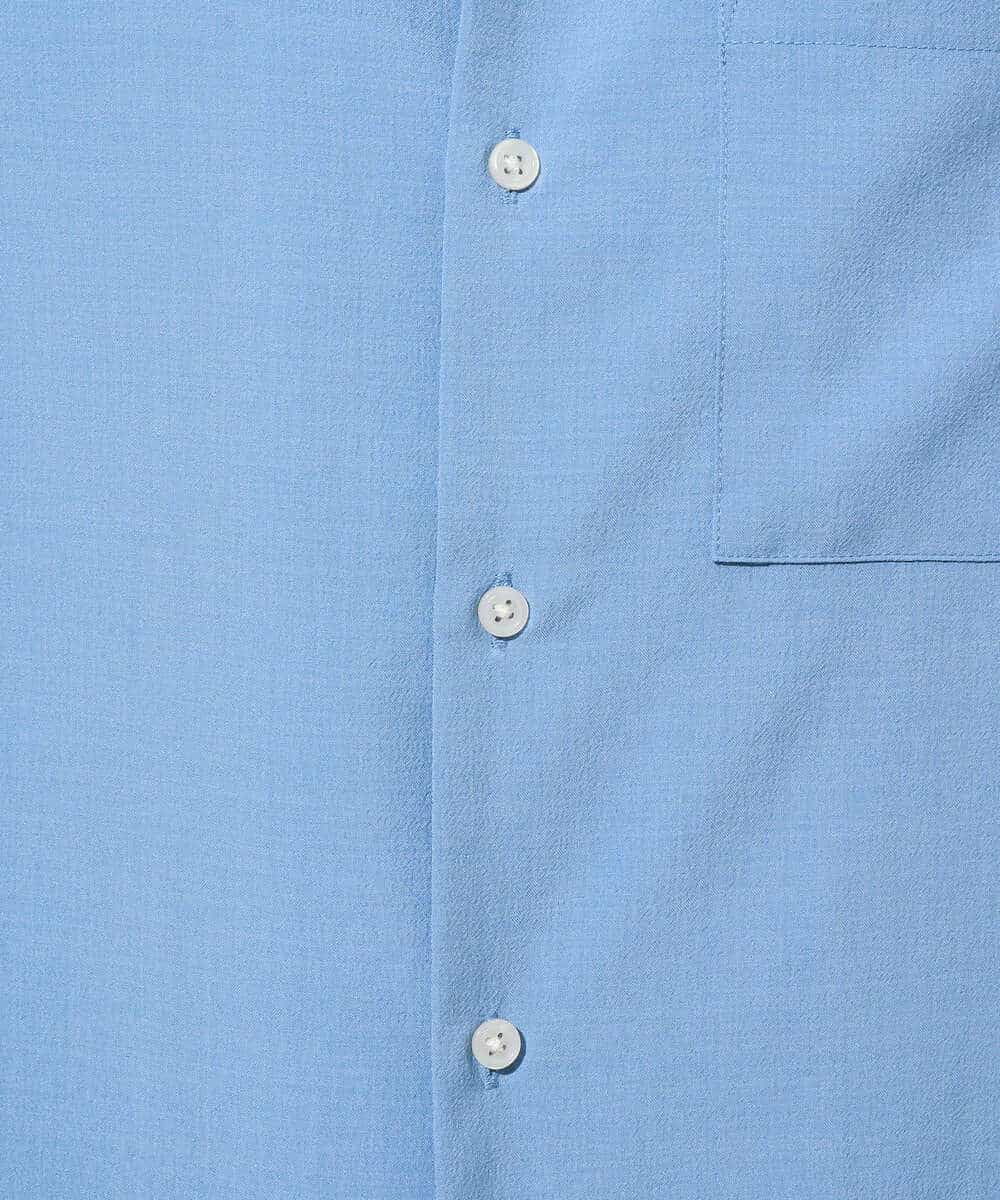 KHBGD78049 a.v.v MEN(アー・ヴェ・ヴェ) 【雑誌MonoMax5月号掲載】リライト　オープンカラーシャツ【イージーケア/洗濯機で洗える/接触冷感/吸水速乾/UVカット/ストレッチ】 ダークグレー