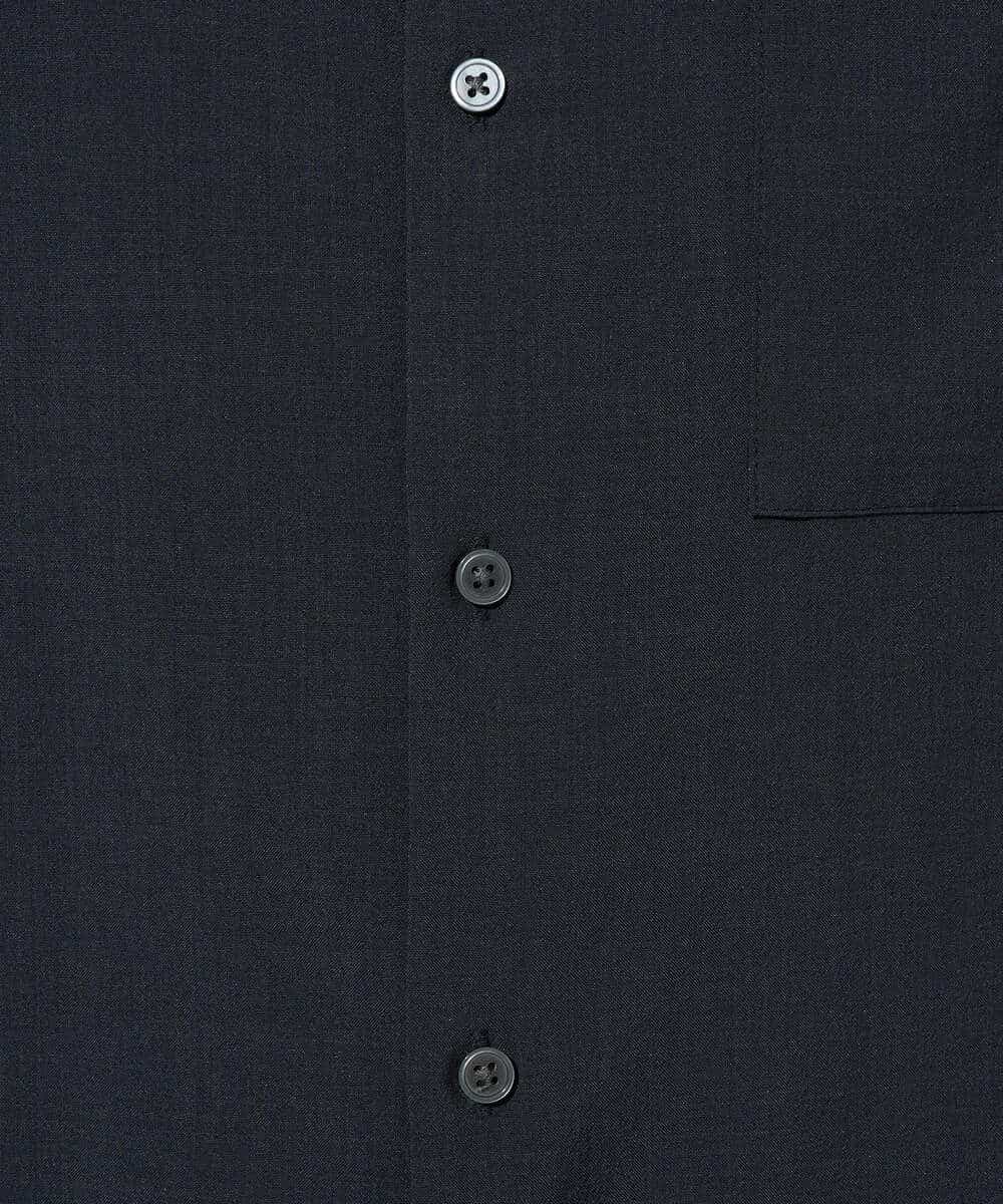 KHBGD78049 a.v.v MEN(アー・ヴェ・ヴェ) 【雑誌MonoMax5月号掲載】リライト　オープンカラーシャツ【イージーケア/洗濯機で洗える/接触冷感/吸水速乾/UVカット/ストレッチ】 ダークグレー