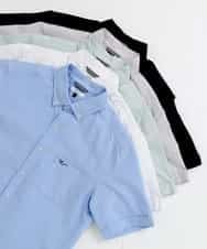 KHBGP43039 a.v.v MEN(アー・ヴェ・ヴェ) 【S-XXL】オックス半袖シャツ ライトブルー