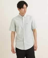 KHBGP43039 a.v.v MEN(アー・ヴェ・ヴェ) 【S-XXL】オックス半袖シャツ ライトブルー