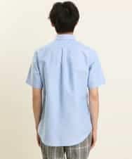 KHBGP43039 a.v.v MEN(アー・ヴェ・ヴェ) 【S-XXL】オックス半袖シャツ ライトブルー