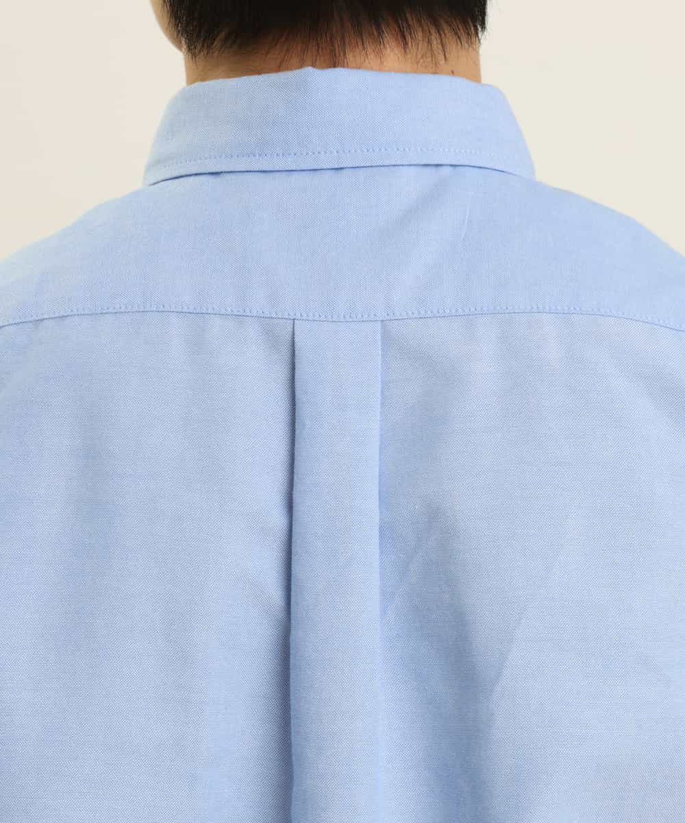 KHBGP43039 a.v.v MEN(アー・ヴェ・ヴェ) 【S-XXL】オックス半袖シャツ ライトブルー