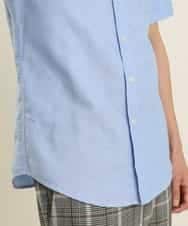 KHBGP43039 a.v.v MEN(アー・ヴェ・ヴェ) 【S-XXL】オックス半袖シャツ ライトブルー