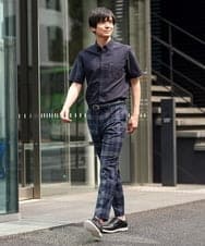 KHBGP43039 a.v.v MEN(アー・ヴェ・ヴェ) 【S-XXL】オックス半袖シャツ ライトブルー