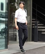 KHBGP43039 a.v.v MEN(アー・ヴェ・ヴェ) 【S-XXL】オックス半袖シャツ ライトブルー