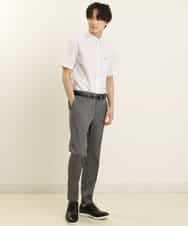 KHBGP43039 a.v.v MEN(アー・ヴェ・ヴェ) 【S-XXL】オックス半袖シャツ ライトブルー