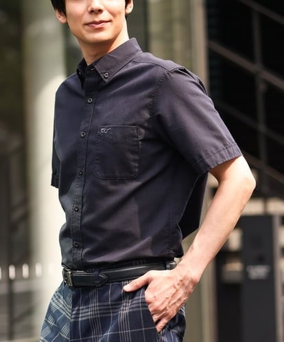 KHBGP43039 a.v.v MEN 【S-XXL】オックス半袖シャツ