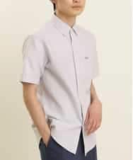 KHBGP43039 a.v.v MEN(アー・ヴェ・ヴェ) 【S-XXL】オックス半袖シャツ ラベンダー