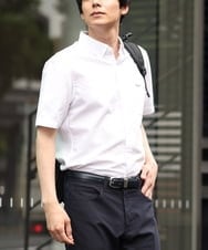 KHBGP43039 a.v.v MEN(アー・ヴェ・ヴェ) 【S-XXL】オックス半袖シャツ ホワイト