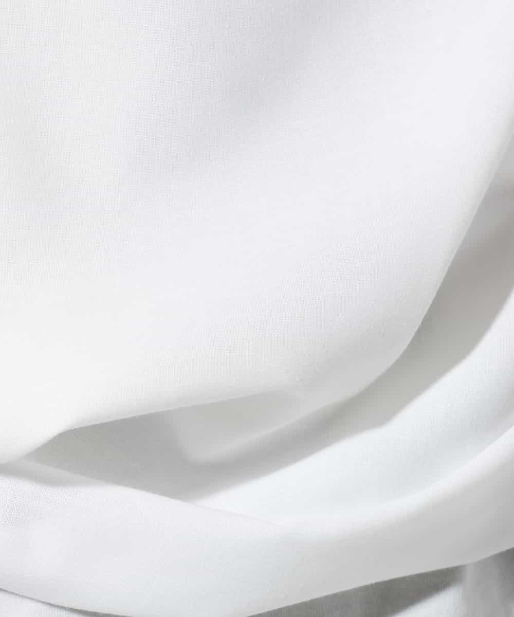 KHBGV32059 a.v.v MEN(アー・ヴェ・ヴェ) 【さらさらタッチ】リネン混Ｖネックスキッパーシャツ 7分袖（さらリネシリーズ） ホワイト