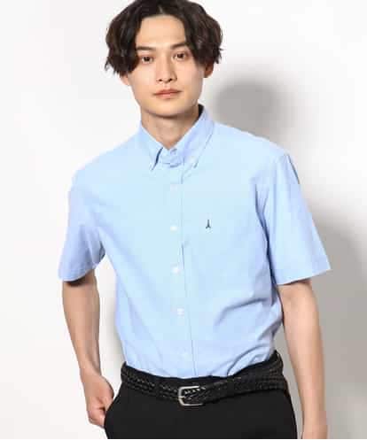 KHBGV43044 a.v.v MEN 【定番アイテム】エッフェル塔刺繍オックスシャツ 半袖