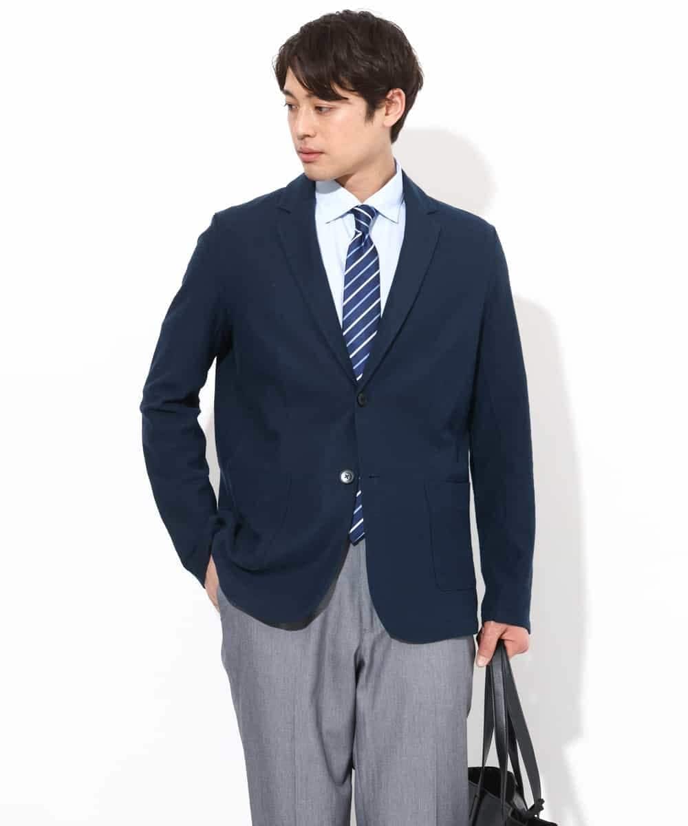 KHBGV86059 a.v.v MEN(アー・ヴェ・ヴェ) 【定番アイテム】マイクロツイルカッタウェイシャツ 半袖 ライトブルー