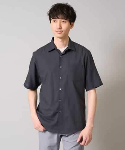 KHBHA70049 a.v.v MEN 【速乾/イージーケア】リネン混半袖シャツ