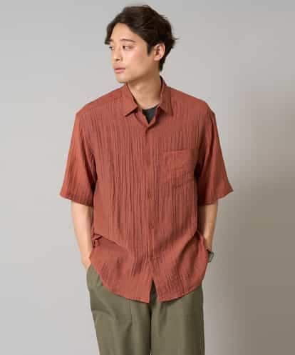 KHBHA74059 a.v.v MEN 【接触冷感】ワッシャーシアーワイドシルエットシャツ