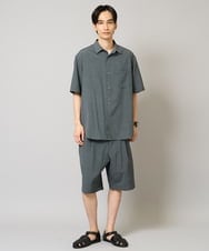 KHBHA77049 a.v.v MEN(アー・ヴェ・ヴェ) 【イージーケア/接触冷感】レギュラーカラーシャツ/リライト夏2【吸水速乾/UVカット】 ベージュ
