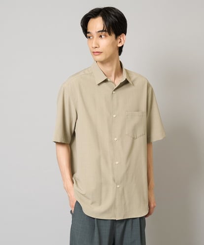 KHBHA77049 a.v.v MEN 【イージーケア/接触冷感】レギュラーカラーシャツ/リライト夏2【吸水速乾/UVカット】