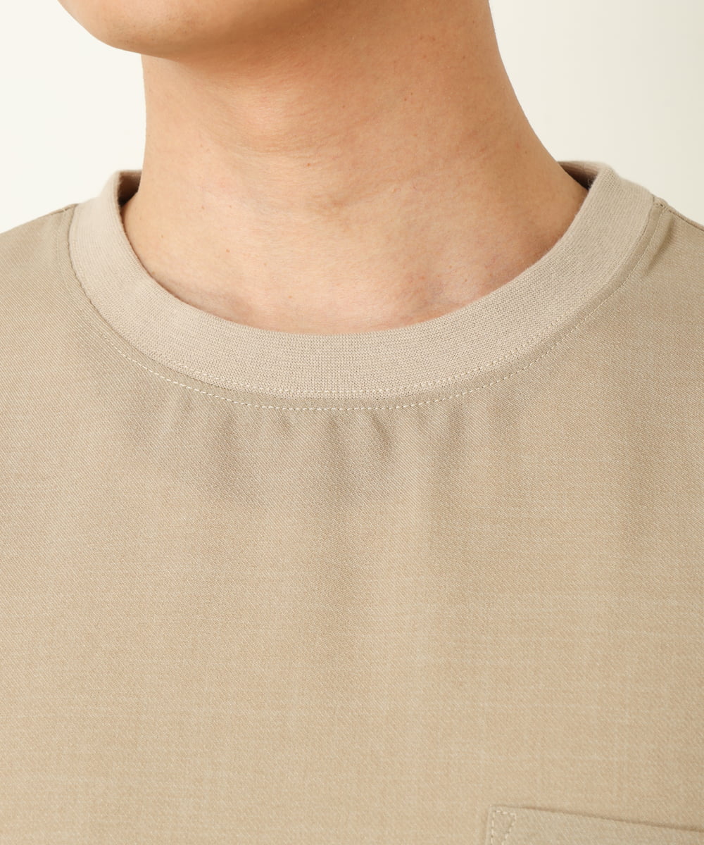 KHBHP62059 a.v.v MEN(アー・ヴェ・ヴェ) 【S-XXL/2SET】カットソー付きシャツプルオーバー ブラウン