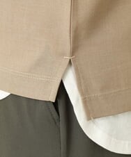 KHBHP62059 a.v.v MEN(アー・ヴェ・ヴェ) 【S-XXL/2SET】カットソー付きシャツプルオーバー ブラウン