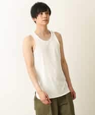 KHBHP62059 a.v.v MEN(アー・ヴェ・ヴェ) 【S-XXL/2SET】カットソー付きシャツプルオーバー ブラウン