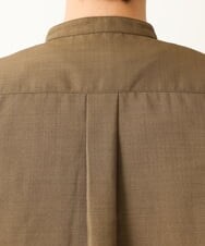 KHBHP77049 a.v.v MEN(アー・ヴェ・ヴェ) 【S-XXL】リライトリングドットバンドカラーシャツ（セットアップ対応） カーキ