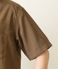 KHBHP77049 a.v.v MEN(アー・ヴェ・ヴェ) 【S-XXL】リライトリングドットバンドカラーシャツ（セットアップ対応） カーキ