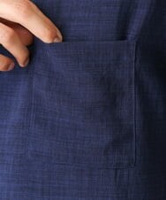 KHBHP78044 a.v.v MEN(アー・ヴェ・ヴェ) 【S-XXL】リライトオープンカラーシャツ（セットアップ対応） ブルー