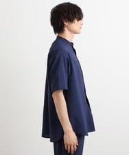 KHBHS77049 a.v.v MEN(アー・ヴェ・ヴェ) 【吸水速乾/S-XXL】リライト バンドカラーシャツ ブルー