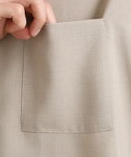 KHBHS78044 a.v.v MEN(アー・ヴェ・ヴェ) 【S-XXL】リライト オープンカラーシャツ ベージュ