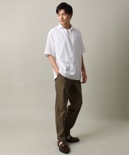 KHBHV69059 a.v.v MEN(アー・ヴェ・ヴェ) 【ハリつかない涼感素材】ワッシャーVネックシャツプルオーバー グレイッシュブルー