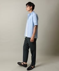 KHBHV70044 a.v.v MEN(アー・ヴェ・ヴェ) 【定番アイテム】リネン混シャツ　半袖（さらリネシリーズ） ミント