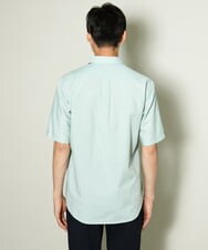 KHBHV70044 a.v.v MEN(アー・ヴェ・ヴェ) 【定番アイテム】リネン混シャツ　半袖（さらリネシリーズ） ミント