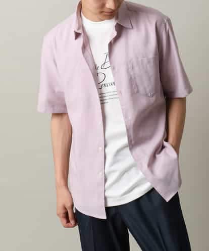 KHBHV70049 a.v.v MEN 【接触冷感/速乾/イージーケア】リネン混半袖シャツ（さらリネシリーズ）