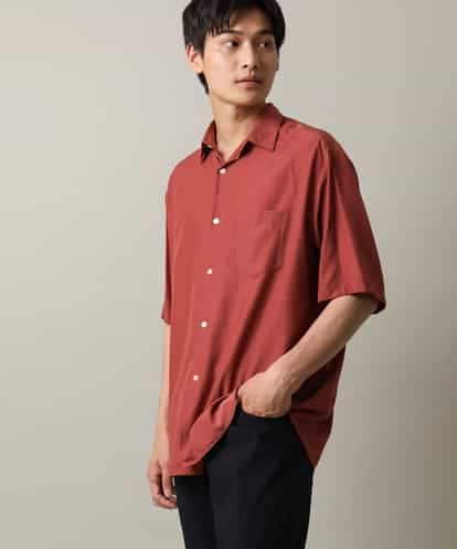 KHBHV76054 a.v.v MEN 【接触冷感】とろみセミワイドシルエットシャツ