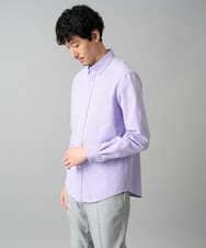 KHBJA01049 a.v.v MEN(アー・ヴェ・ヴェ) 【イージーケア/速乾/毛玉になりにくい】ボタンダウンオックスシャツ ホワイト