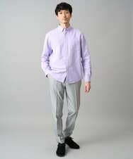 KHBJA01049 a.v.v MEN(アー・ヴェ・ヴェ) 【イージーケア/速乾/毛玉になりにくい】ボタンダウンオックスシャツ ホワイト