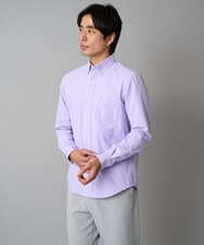 KHBJA01049 a.v.v MEN(アー・ヴェ・ヴェ) 【イージーケア/速乾/毛玉になりにくい】ボタンダウンオックスシャツ ホワイト