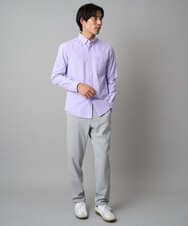 KHBJA01049 a.v.v MEN(アー・ヴェ・ヴェ) 【イージーケア/速乾/毛玉になりにくい】ボタンダウンオックスシャツ ホワイト