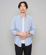 KHBJA01049 a.v.v MEN(アー・ヴェ・ヴェ) 【イージーケア/速乾/毛玉になりにくい】ボタンダウンオックスシャツ ホワイト