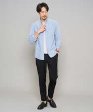 KHBJA01049 a.v.v MEN(アー・ヴェ・ヴェ) 【イージーケア/速乾/毛玉になりにくい】ボタンダウンオックスシャツ ホワイト