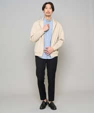 KHBJA01049 a.v.v MEN(アー・ヴェ・ヴェ) 【イージーケア/速乾/毛玉になりにくい】ボタンダウンオックスシャツ ホワイト