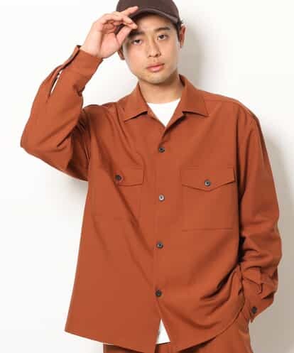 KHBJS16059 a.v.v MEN リライト ダブルポケットシャツ