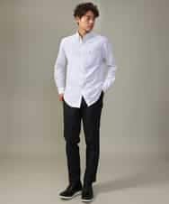 KHBJV01044 a.v.v MEN(アー・ヴェ・ヴェ) 【累計2万枚販売】エッフェル塔刺繍オックスボタンダウンシャツ ライトブラウン
