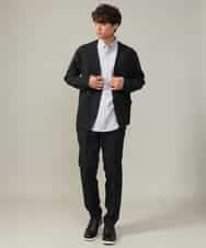 KHBJV01044 a.v.v MEN(アー・ヴェ・ヴェ) 【累計2万枚販売】エッフェル塔刺繍オックスボタンダウンシャツ ライトブラウン