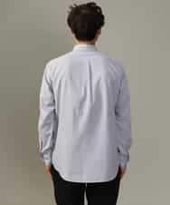 KHBJV01044 a.v.v MEN(アー・ヴェ・ヴェ) 【累計2万枚販売】エッフェル塔刺繍オックスボタンダウンシャツ ライトブラウン