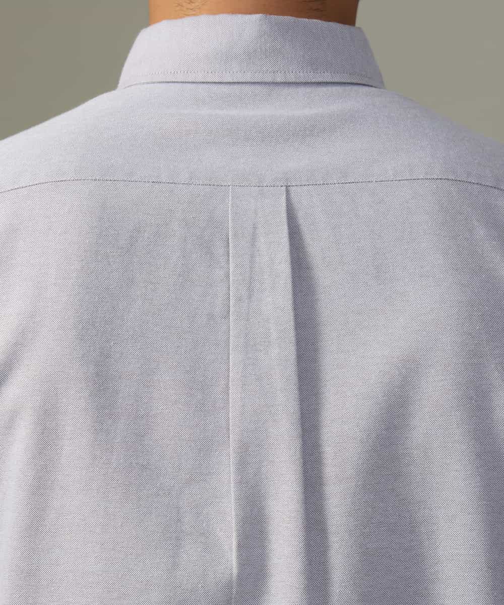KHBJV01044 a.v.v MEN(アー・ヴェ・ヴェ) 【累計2万枚販売】エッフェル塔刺繍オックスボタンダウンシャツ ライトブラウン