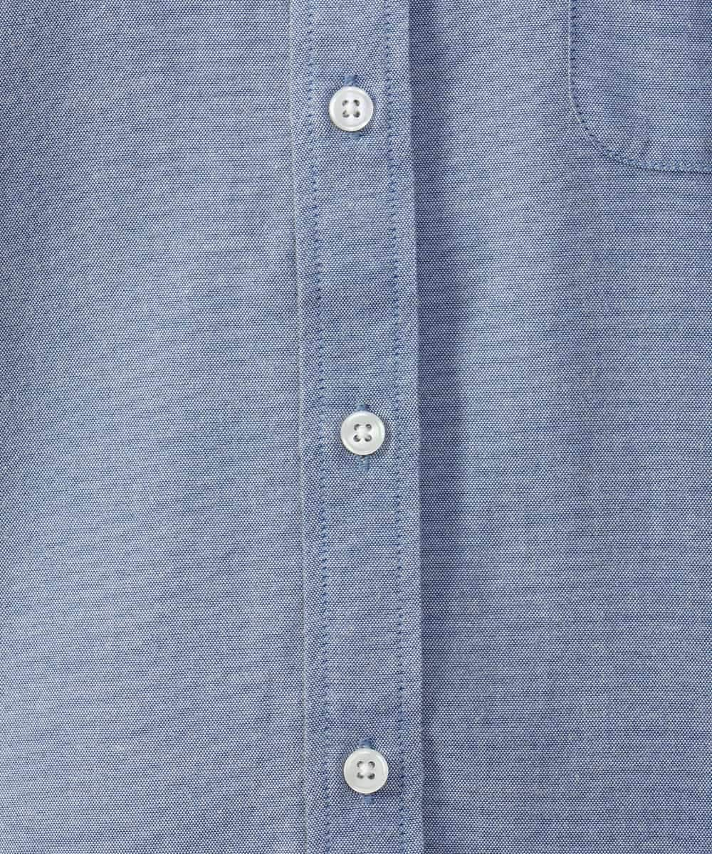 KHBJV01044 a.v.v MEN(アー・ヴェ・ヴェ) 【累計2万枚販売】エッフェル塔刺繍オックスボタンダウンシャツ ライトブラウン