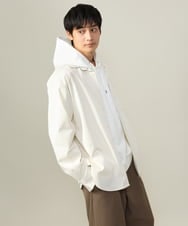 KHBJV13059 a.v.v MEN(アー・ヴェ・ヴェ) 【イージーケア/毛玉になりづらい】ワイドシルエットシャツ グリーン